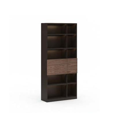 BSG-097B Wood Veneer 木皮高櫃(開放櫃)- Brilliant Space