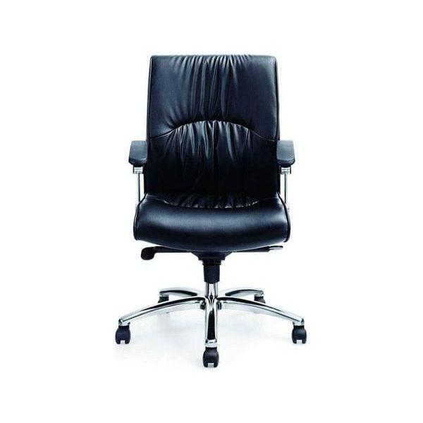 BSC-0211A 大班椅半真皮配扶手 - Brilliant Space Office Furniture Limited