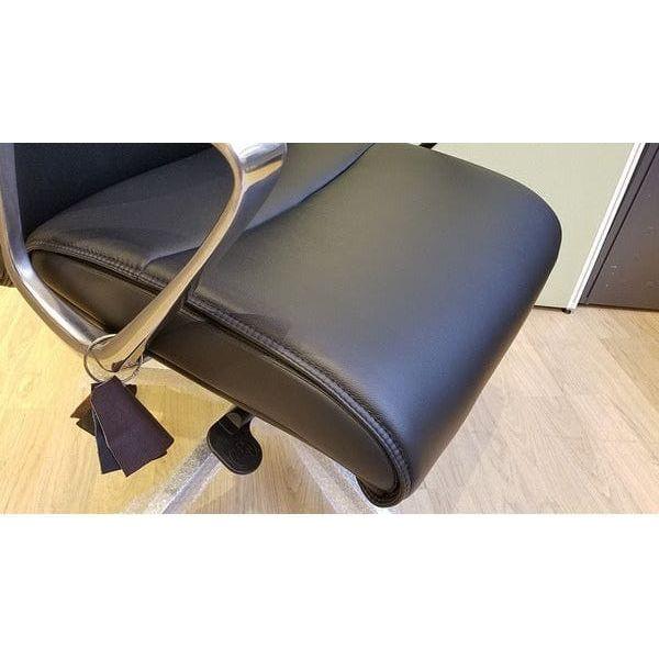 BSJ-62013A 大班椅高背半真皮配扶手 - Brilliant Space Office Furniture Limited