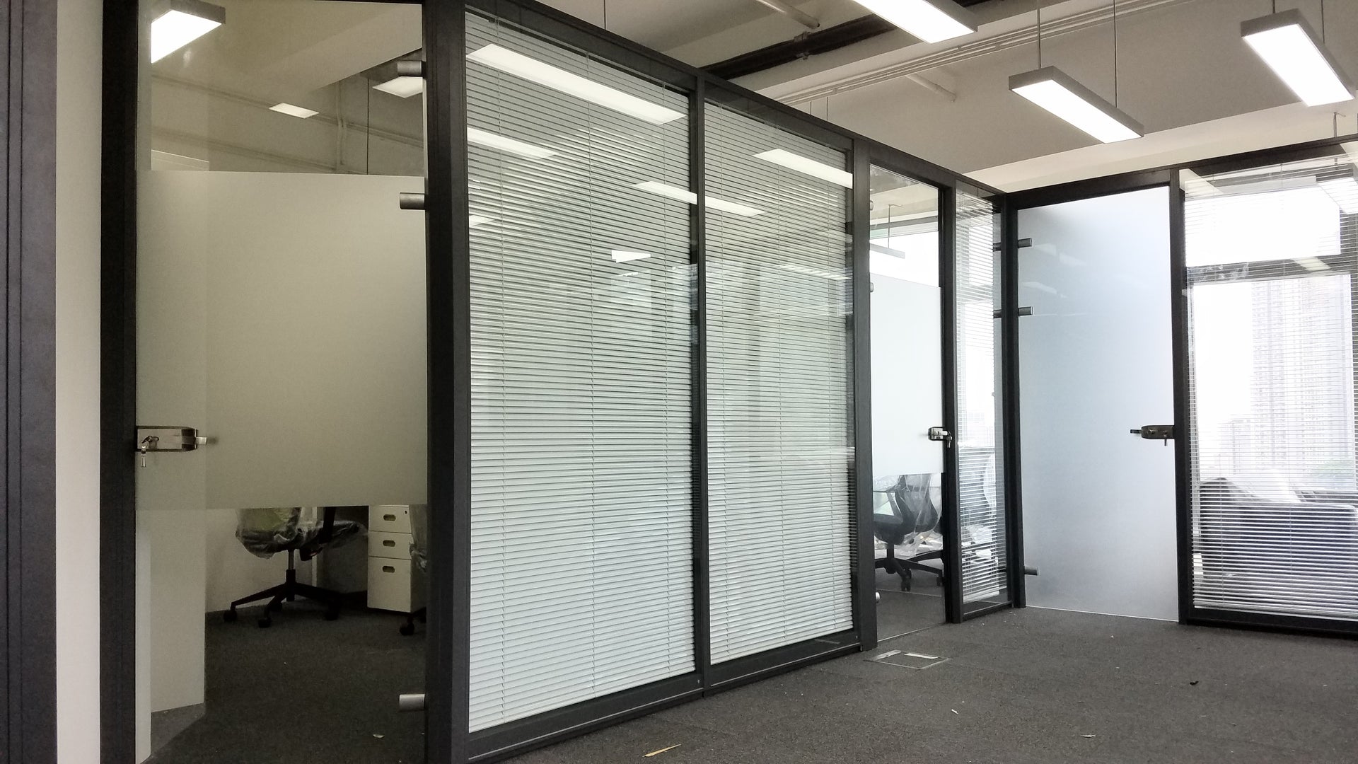 Glass System Wall#玻璃屏風