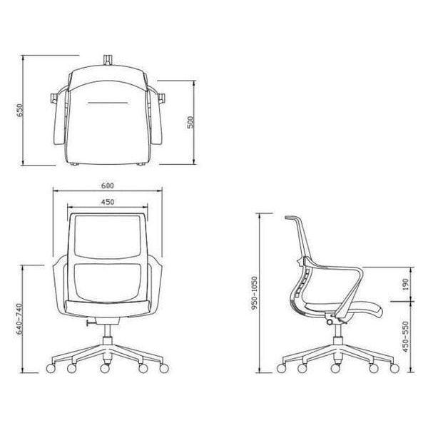 BSJ-1245B-LP 新款會議室椅/職員椅 - Brilliant Space Office Furniture Limited