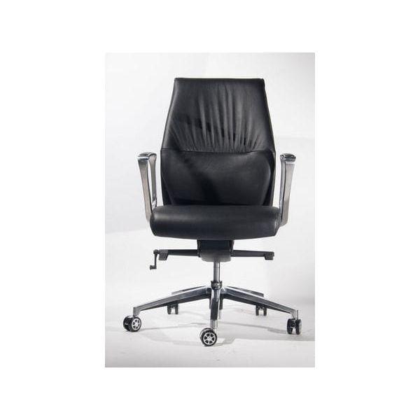 BSJ-72001B 大班椅半真皮配扶手 - Brilliant Space Office Furniture Limited