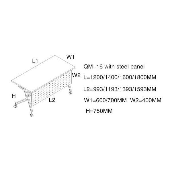 SF-QEM-126 活動摺檯  Folding Desk - Brilliant Space Office Furniture Limited