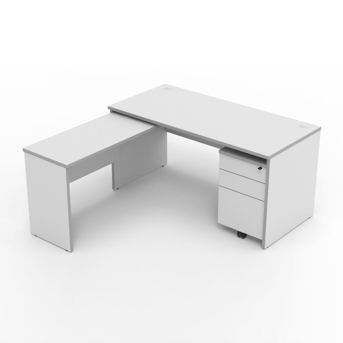 BSF 雙面板獨立卓配懸吊式側桌 - Brilliant Space Office Furniture Ltd