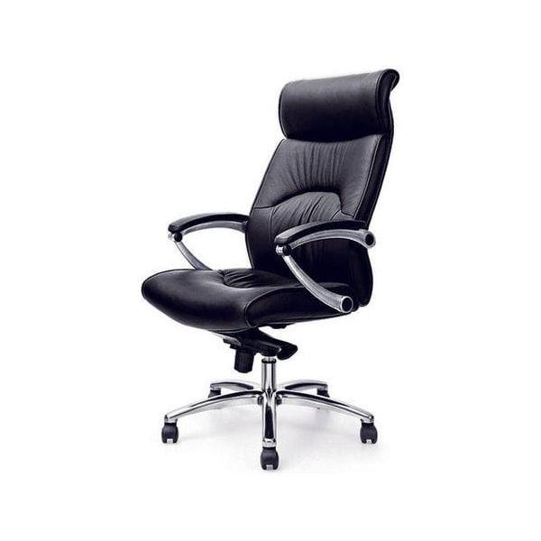 BSC-0211A 大班椅半真皮配扶手 - Brilliant Space Office Furniture Limited
