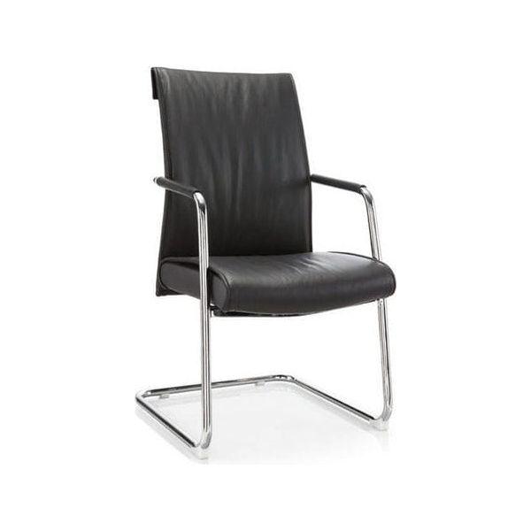 BSJ-1240A 行政座椅高背半真皮固定扶手 - Brilliant Space Office Furniture Limited