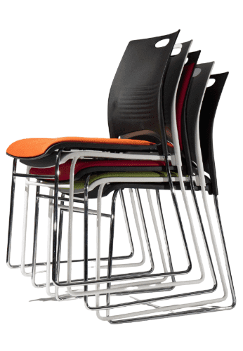 BSJ-T12631 實心電鍍弓型脚架叠椅🥇🏆 - Brilliant Space Office Furniture Limited