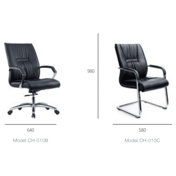 BSC-0210A 大班椅半真皮配扶手 - Brilliant Space Office Furniture Limited