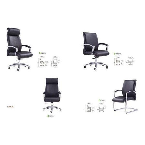 BSJ-8226B/C 高級半真皮配扶手客椅 - Brilliant Space Office Furniture Limited