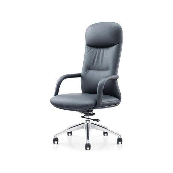 BSJ-920053A 大班椅半真皮配扶手 - Brilliant Space Office Furniture Limited