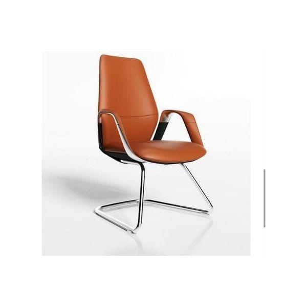 BSJ-H203DP 高級半真皮配扶手客椅 - Brilliant Space Office Furniture Limited