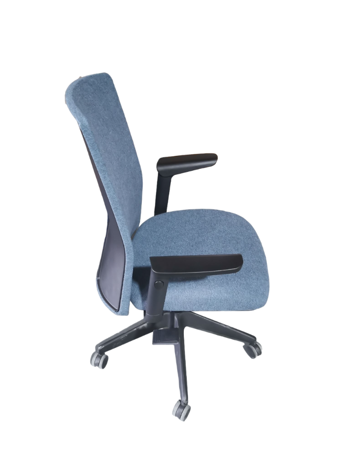 BSJ-72202 布/西皮背椅配升降扶手 - Brilliant Space Office Furniture