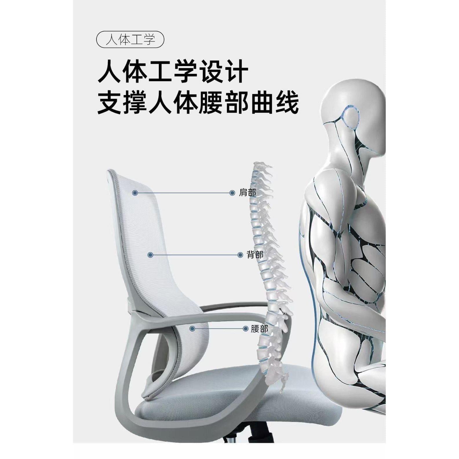 BSJ-8252B 職員網背椅性價比高🤞 - Brilliant Space Office Furniture Limited