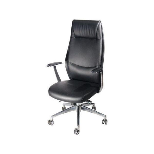 BSJ-32008A-1 大班椅半真皮配扶手 - Brilliant Space Office Furniture Limited