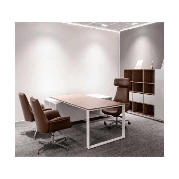 BSC-2272A 大班椅半真皮配扶手 - Brilliant Space Office Furniture Limited