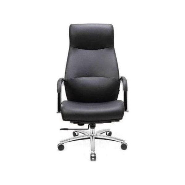 BSJ-62004 半真皮客椅高背(黑色) - Brilliant Space Office Furniture Limited
