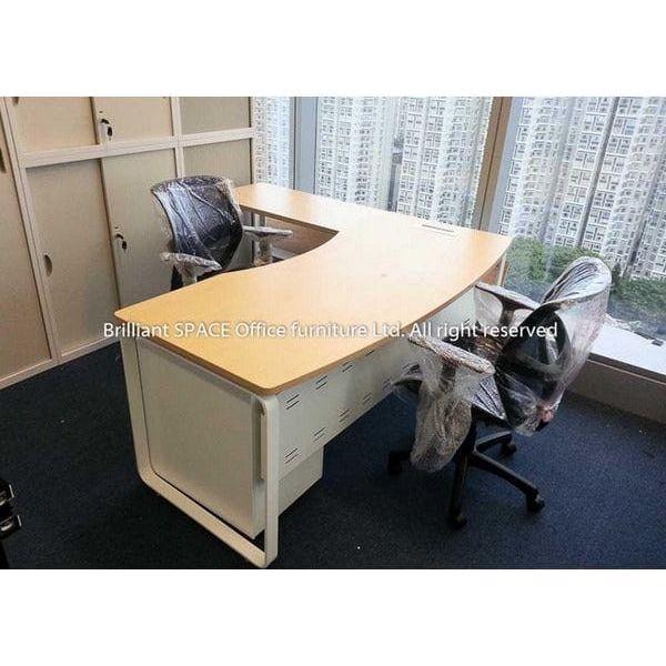 扇型工作檯 L檯 - Brilliant Space Office Furniture Limited