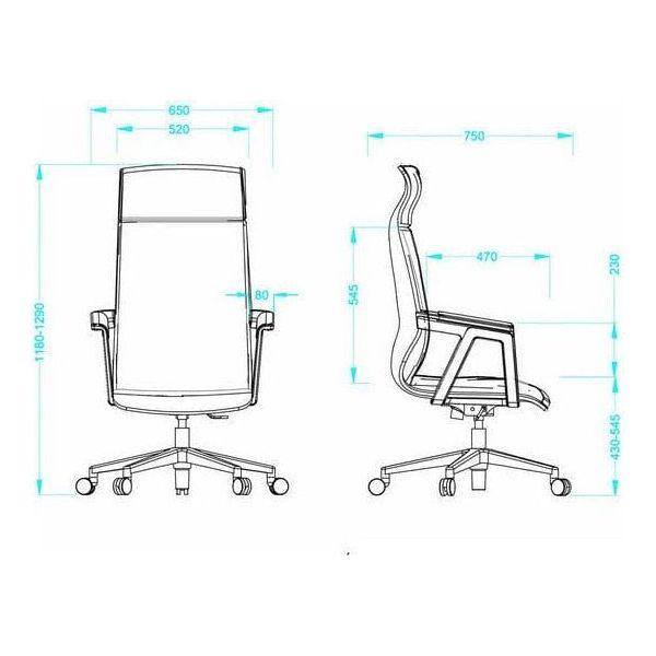 BSJ-2251 大班座椅半真皮配扶手 - Brilliant Space Office Furniture Limited