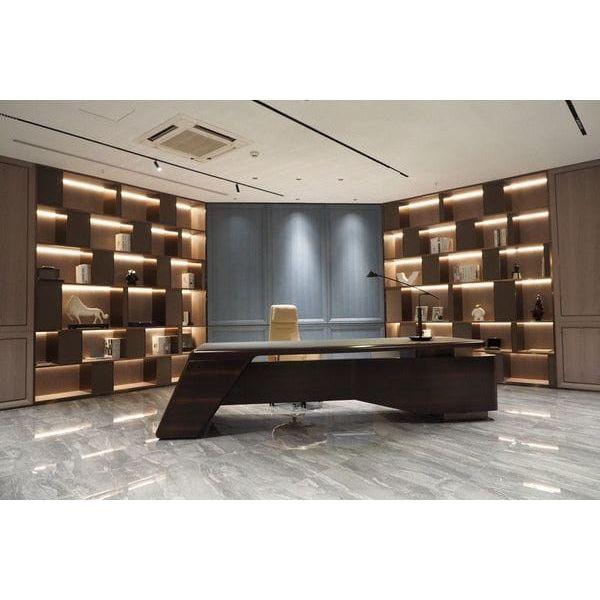 BSG-065 Leader Executive Desk 大班木皮檯 - Brilliant Space Office Furniture Limited