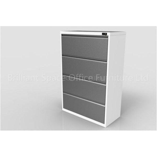 金屬製橫排四斗文件櫃(B手抽款) 3 Drawers Cabinet - Brilliant Space Office Furniture Limited