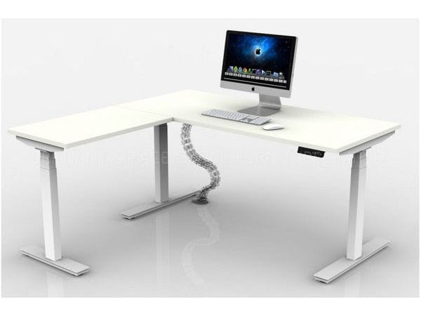 Adjustable Desk L Shape L 型電動升降檯