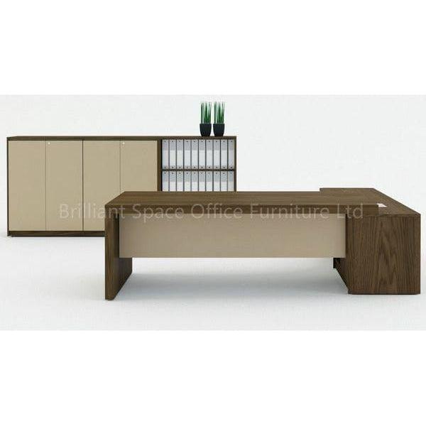 BSG-055 Executive Desk 大班木皮檯 - Brilliant Space Office Furniture Limited