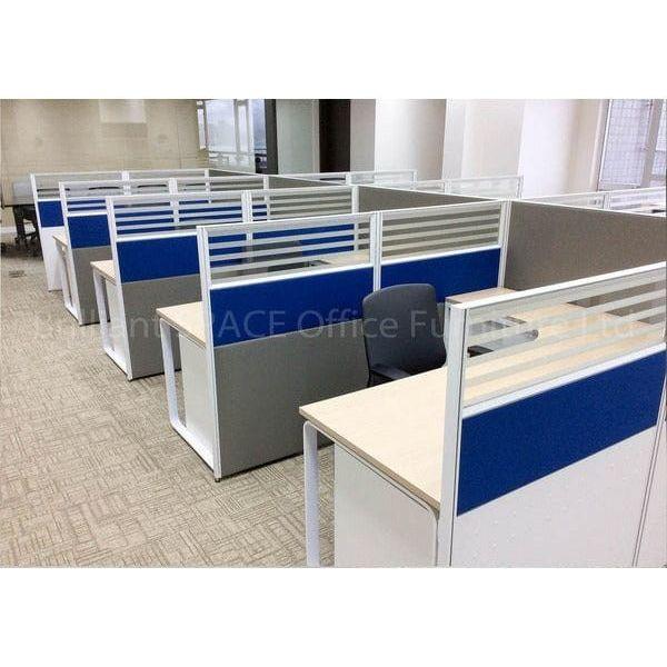 L形工作檯配屏風 - Brilliant Space Office Furniture Limited