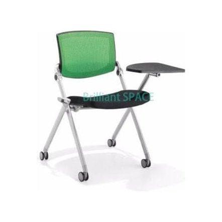 BSC-32A 多功能網摺椅配寫字板帶輪( 烤漆) - Brilliant Space Office Furniture Limited