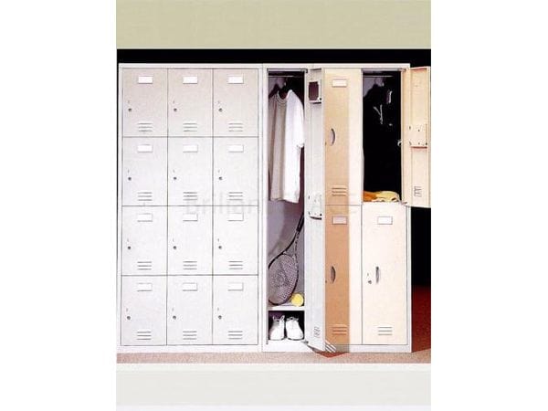 兩層門儲物櫃 - 2 Compartment 2 Tier Lockers (with clothes rods)