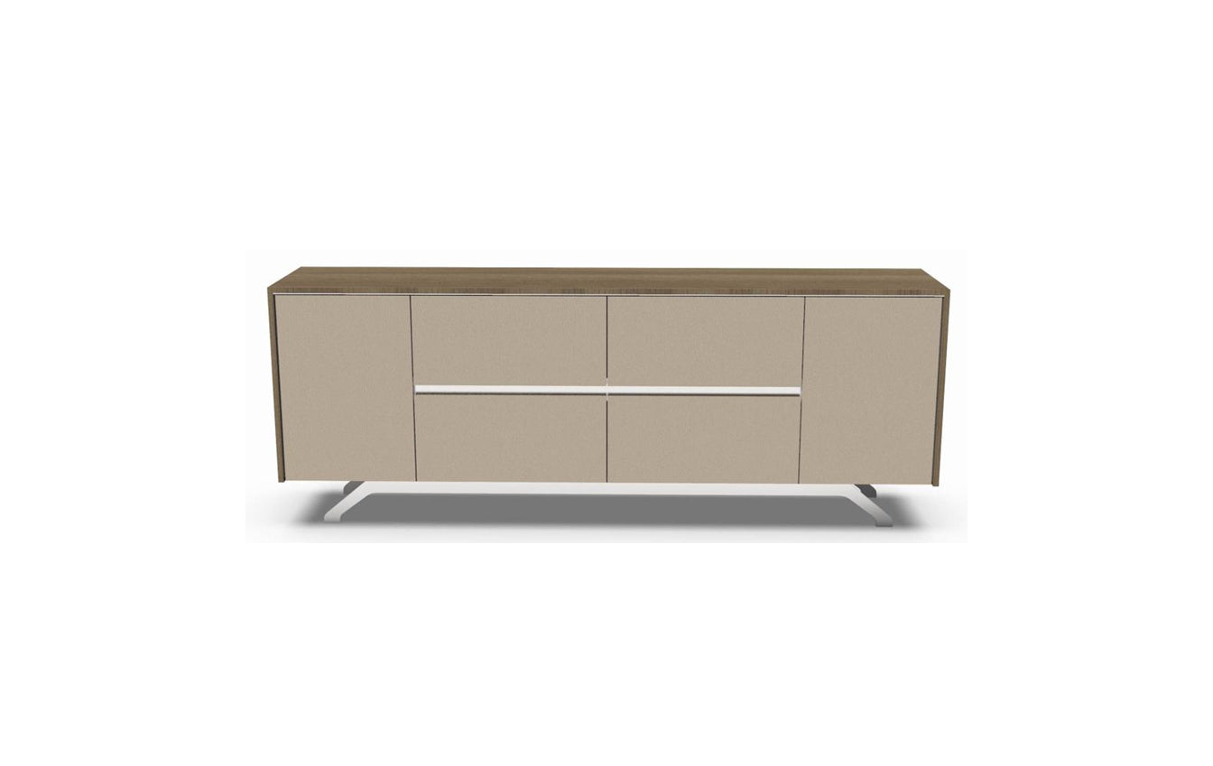 BSG-097C Wood Veneer Wardrobe 木皮矮櫃 - Brilliant Space