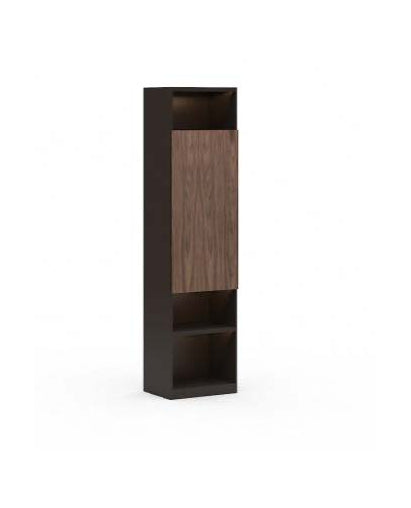 BSG-097C0 Wood Veneer 木皮高櫃（開放櫃）- Brilliant Space

