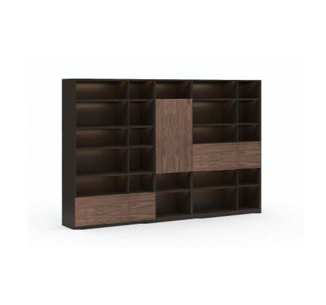 BSG-097C3022 Wood Veneer 木皮高櫃（組合櫃）- Brilliant Spave
