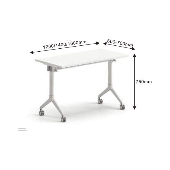 BG-SINO 高級吊掛檔板活動摺檯  Folding Desk - Brilliant Space Office Furniture Limited