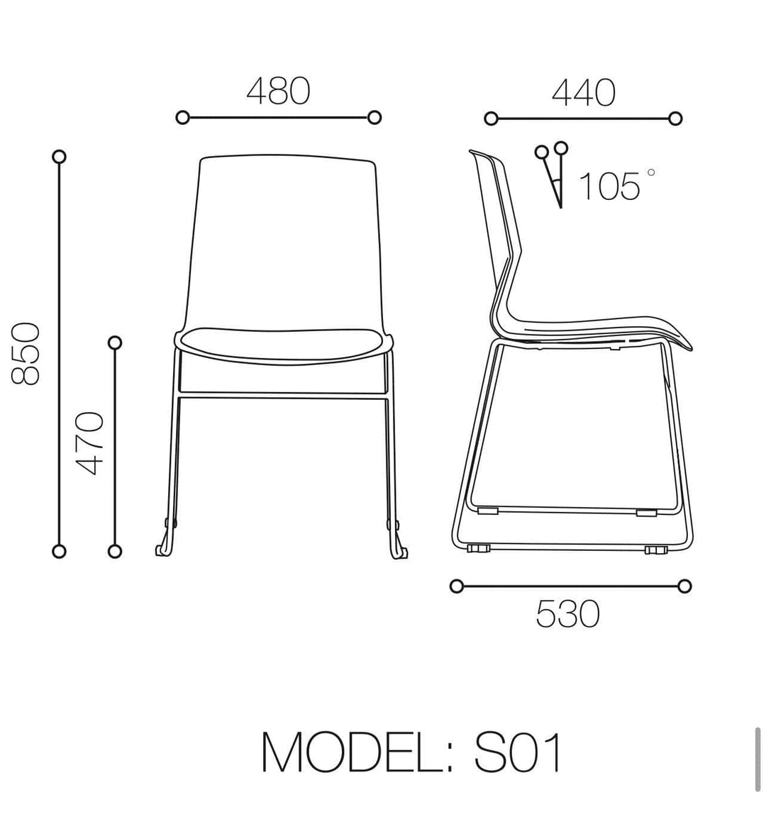 BSJ-S-021 新款叠椅📢(可加推車)