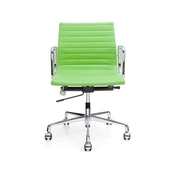 Modern office chair with ergonomic design, padded seat, and adjustable features in sleek material. 現代辦公椅，人體工學設計，帶有軟墊座椅和可調節功能，時尚優質材質。