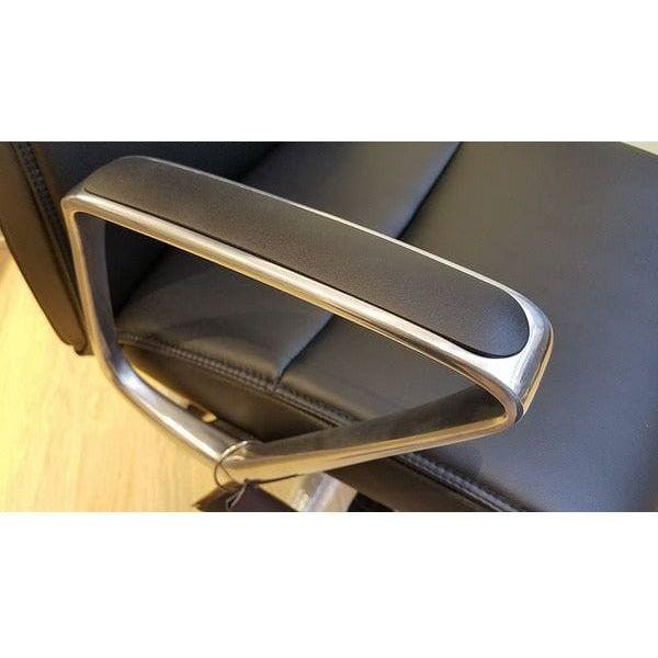 BSJ-62013A 大班椅高背半真皮配扶手 - Brilliant Space Office Furniture Limited