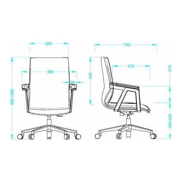 BSJ-2251 半真皮配扶手會議室椅 - Brilliant Space Office Furniture Limited