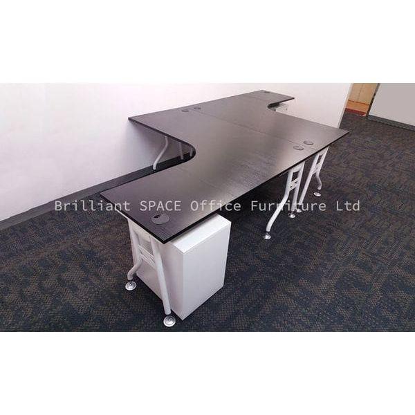 Zero Series-行政檯 L-型系列 - Brilliant Space Office Furniture Limited