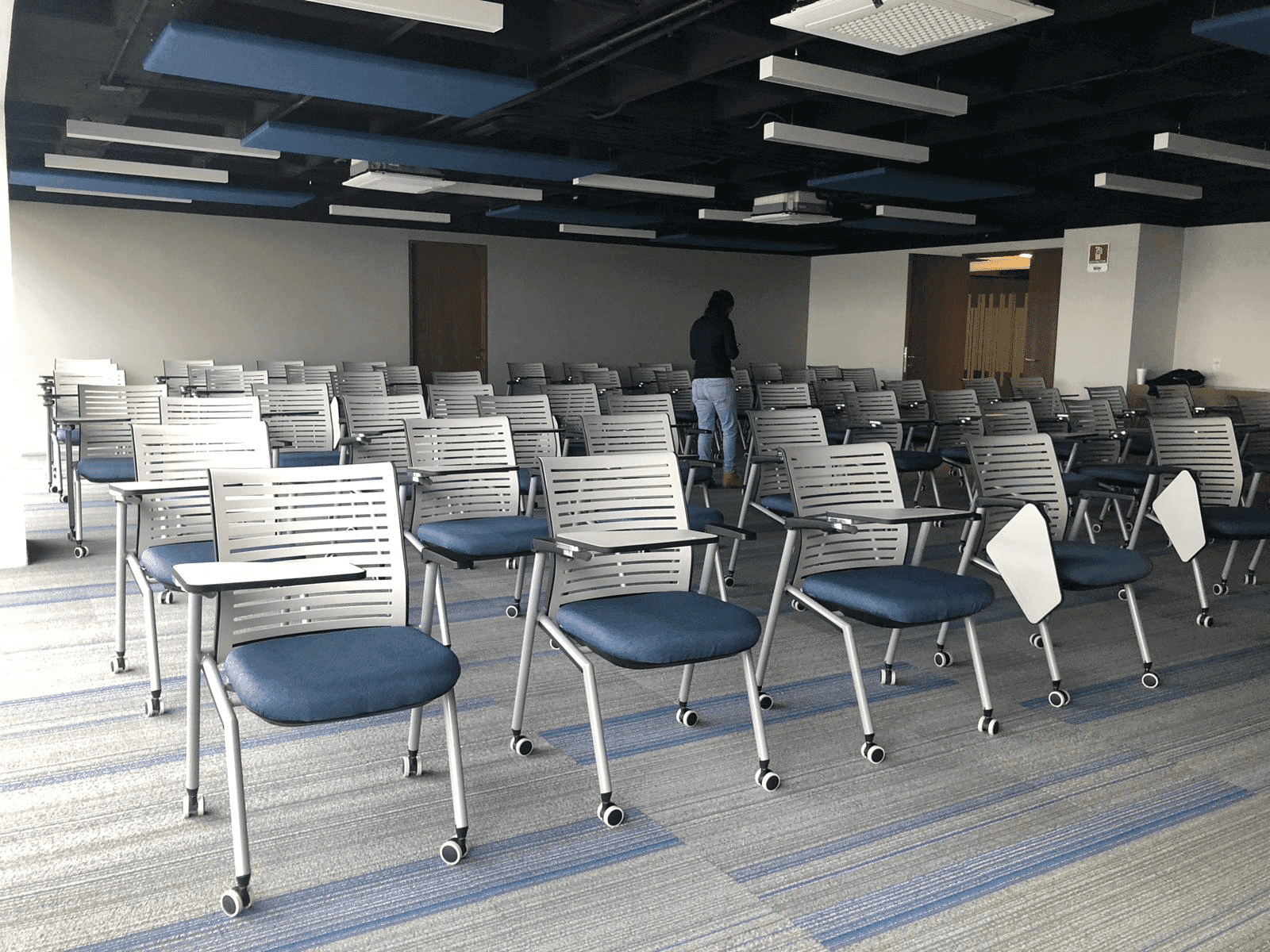 BSJ-HY0228B 培訓椅可加手寫板及輪😃 - Brilliant Space Office Furniture Limited