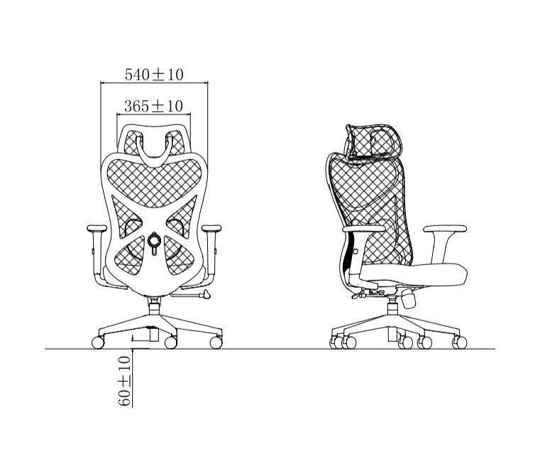 BSC-5235 高級網椅配背頭枕(2024款)