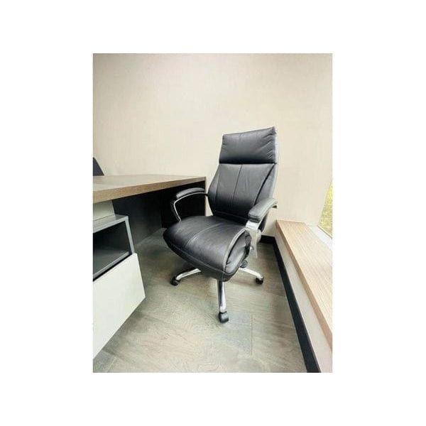 BSJ-62131E 大班椅半真皮配扶手 - Brilliant Space Office Furniture Limited