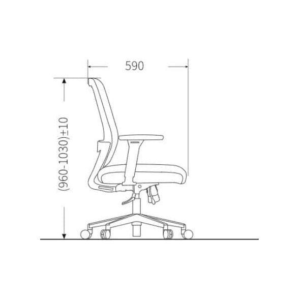 BSJ-U8235L 新款網背椅 (特價) - Brilliant Space Office Furniture Limited