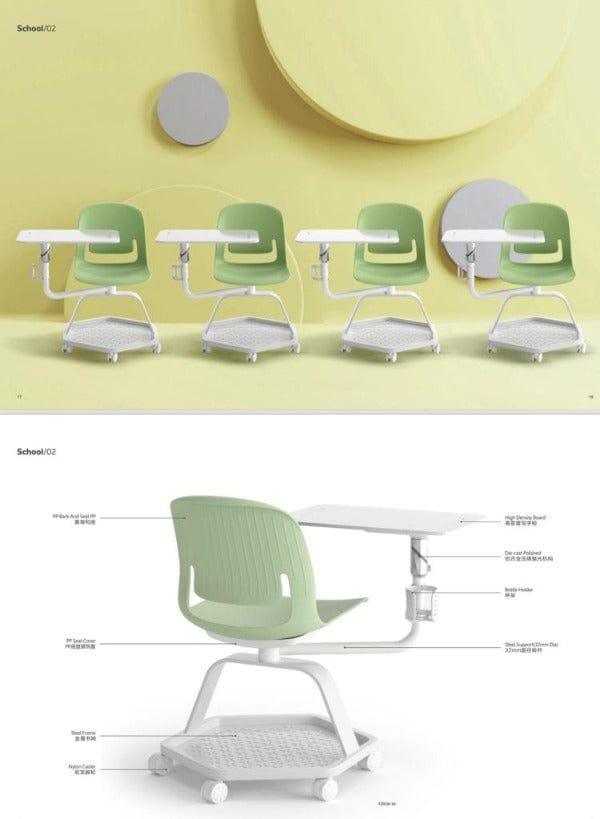 BSJ-YZ6218-9 多功能椅(四腳架/弓字架)📢 - Brilliant Space Office Furniture Limited