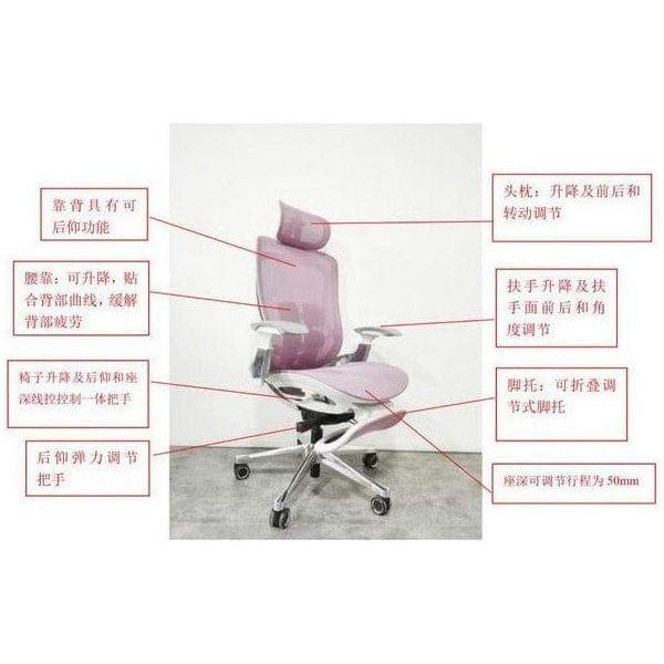 BSJ-H026 行政全網椅配3D升降扶手/頭枕 - Brilliant Space Office Furniture Limited