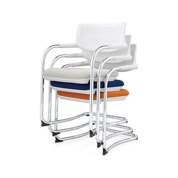 BSC-1272C 多功能弓型脚架布面客椅 - Brilliant Space Office Furniture Limited