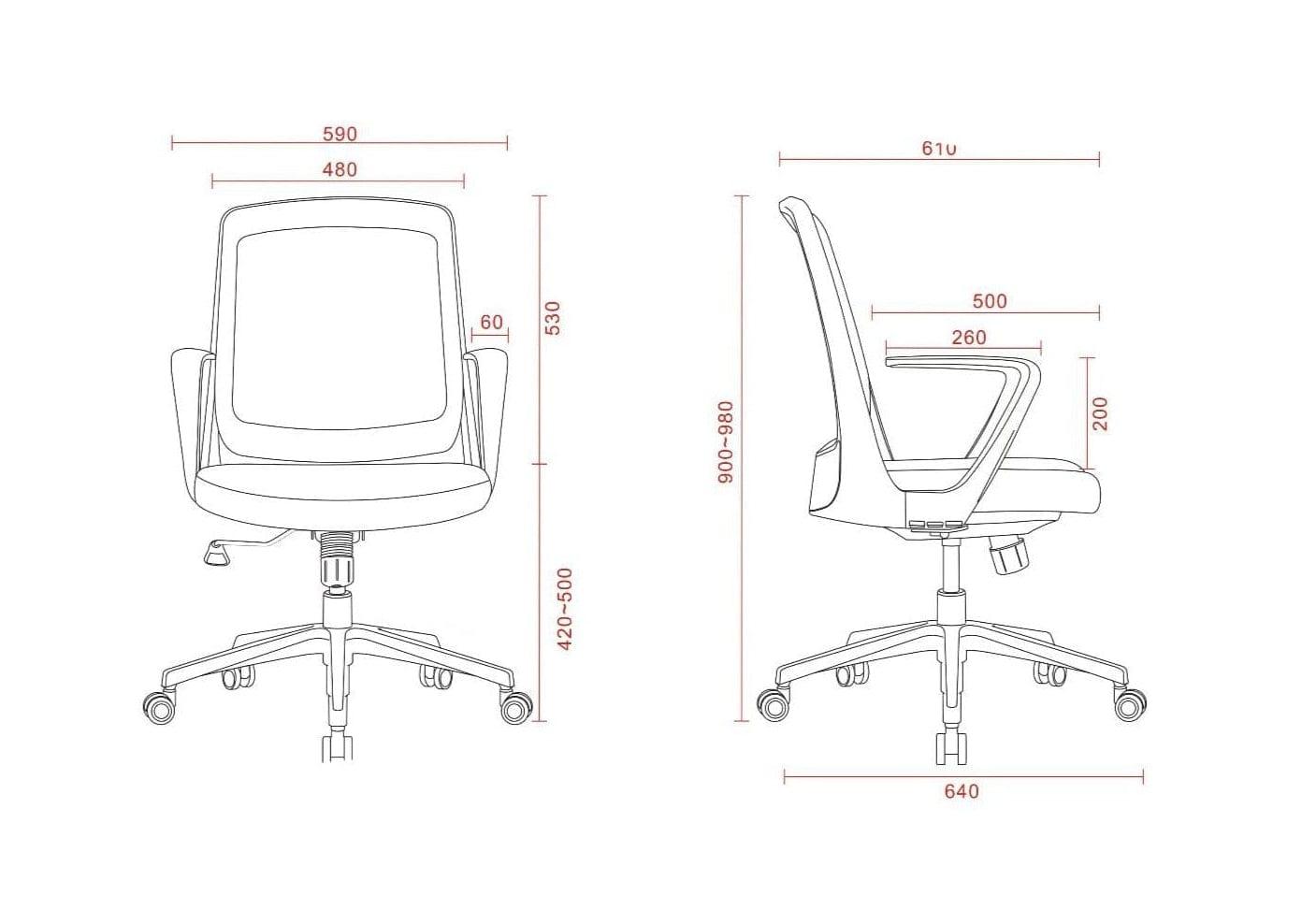 BSJ-W2Y-19 職員網背椅性價比高🤞 - Brilliant Space Office Furniture Limited