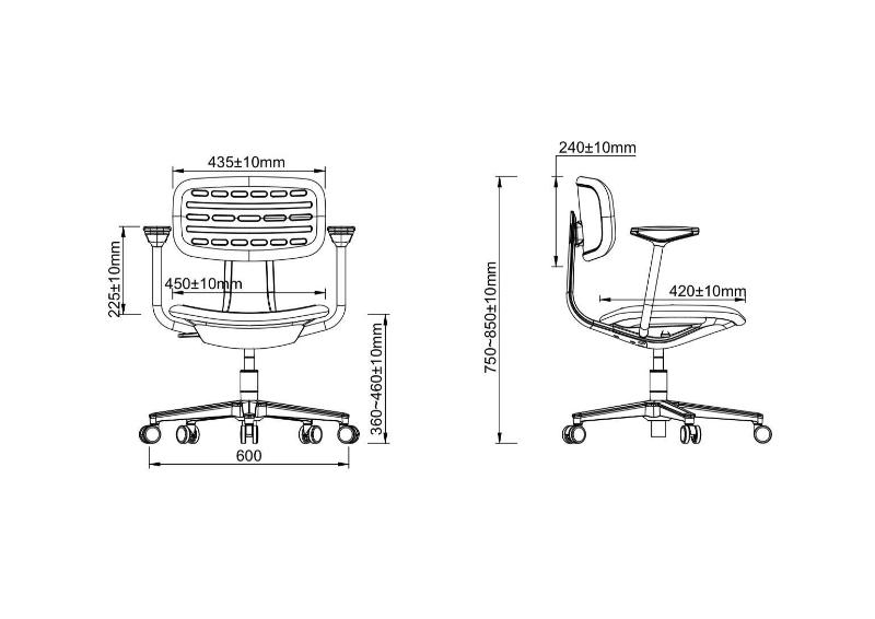 BSJ-K2P 高吧椅-Brilliant Space Office Furniture Ltd