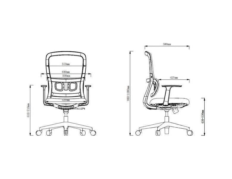 BSJ-3203 職員網背椅 - Brilliant Space Office Furniture Limited