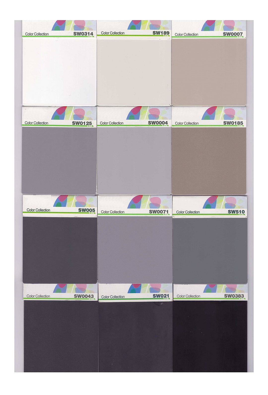 SW 金屬色版 Metal Color Chart