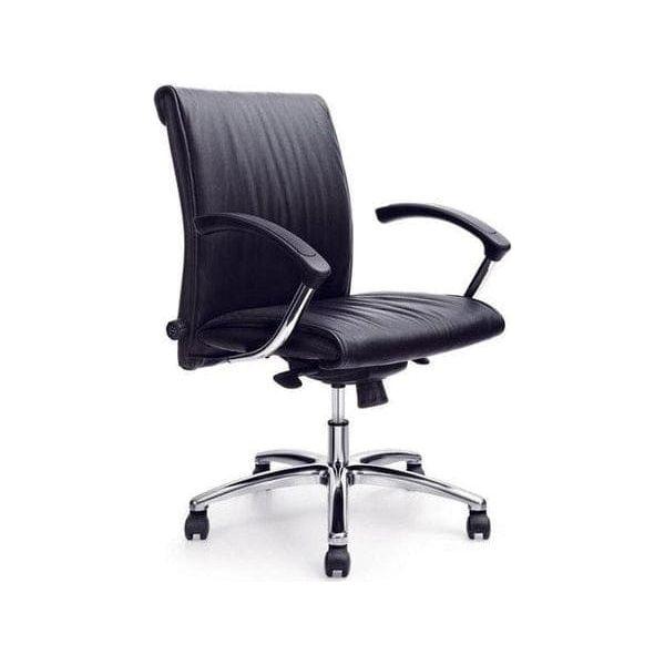 BSC-0292 大班椅半真皮配扶手 - Brilliant Space Office Furniture Limited